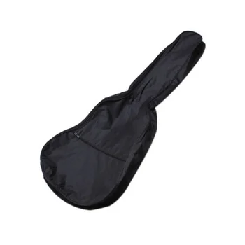 38-дюймовый водонепроницаемый мягкий чехол для гитары с ремешком (черный)