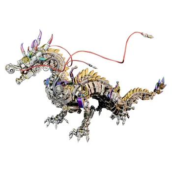 3D Пазлы Большие Модели Драконов Механические Почитаемые Модели Драконов Комплект Металлических Игрушек DIY Assembly для Взрослых детей мужчин