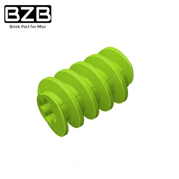 BZB MOC 4716 1x2 Вихревой стержень, высокотехнологичная модель строительного блока, детская головоломка 