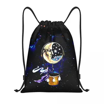 Moon Travel The Clockwork Menagerie (Бирюзовый) 2 сумки на шнурках, спортивная сумка, рюкзак премиум-класса, школьный рюкзак с юмористической графикой