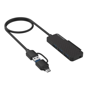 USB Тип C до адаптер портативный жесткий быстрой передачи данных для хранения для 2,5-дюймовых жестких дисков