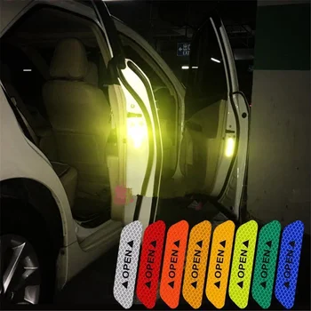 Автомобильные светоотражающие наклейки для ночной безопасности KIA RIO K2 Sportage Ceed Sorento Cerato Soul Hyundai Solaris ix35 Tucson I30 HB20