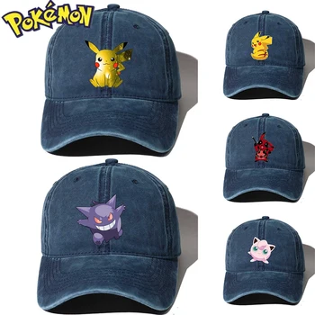 Бейсболка Pokemon Pikachu Gengar 2023, новые модные солнцезащитные кепки для женщин, мужчин, весна-лето, пара, повседневная ретро-шляпа, подарок
