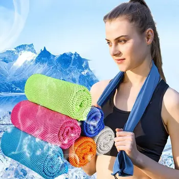 Быстросохнущее спортивное полотенце для путешествий, плавания, фитнеса, йоги, Ультрамягкое легкое, суперабсорбирующее Полотенце для спортзала со льдом для лица