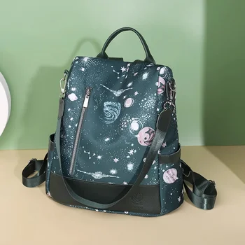Водонепроницаемый Оксфордский женский рюкзак, модный противоугонный рюкзак с принтом s для девочек, школьная сумка высокого качества большой емкости