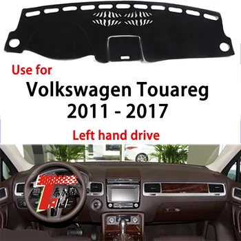 Высококачественная замшевая крышка приборной панели фабрики TAIJS для Volkswagen Touareg 2011-2017 с левосторонним приводом, хит продаж