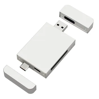 Высокоскоростной двухинтерфейсный магнитный кард-ридер USB3.2 Type-C/A к CF/CFEXPRESS для карт Z6/Z7 1DX3 и CFE, 10 Гбит/с