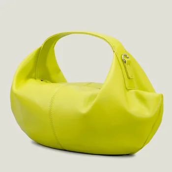 Двухцветная сумка с логотипом Noes, простая сумка для клецек из ниток, компактная мода