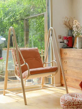 Качели домашнее подвесное кресло-качалка сад во внутреннем дворе наружная гостиная крытый ротанговый стул подвесная корзина открытый гамак