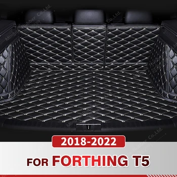 Коврик для багажника с полным покрытием для Dongfeng Forthing T5 5-Местный 2018-2022 21 20 19 Чехол для багажника автомобиля, Аксессуары для защиты салона