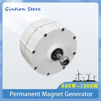 Низкооборотный 600 Вт 800 Вт 1000 Вт 12 В 24 В 48 В Безредукторный генератор с постоянными магнитами переменного тока Генераторы переменного тока Используются для ветряных и водяных турбин