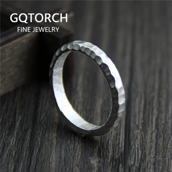 Оригинальный дизайн кольцо ручной работы женская простота открывающееся регулируемое кольцо из стерлингового серебра 925 пробы
