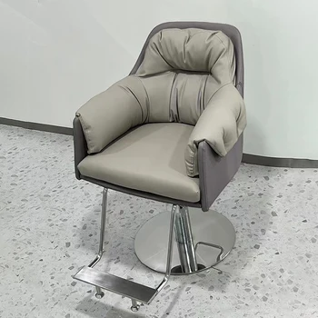 Парикмахерские Профессиональные парикмахерские кресла с откидывающимся подлокотником Стол для отдыха Парикмахерские кресла Табуреты для лица Мебель WJ25XP