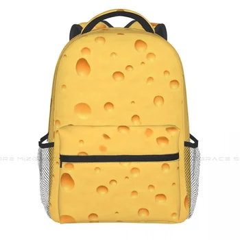 Рюкзаки с швейцарским сыром, Школьная сумка для гурманов, Повседневный принт, Женские мужские дорожные сумки, рюкзак для ноутбука