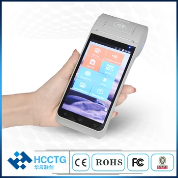Системный Портативный Считыватель NFC-карт Andrioid5.1 с 58-мм Термопринтером Smart Android11 POS Hcc-Z91