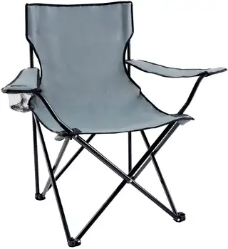 Складной Походный стул Aukfa - Пляжные Стулья для Кемпинга на Лужайке - Серый