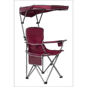 Складной стул Max Shade для взрослых-красный/серый