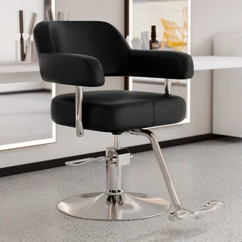 Современные парикмахерские кресла с шампунем, Салон роскошной красоты, вращающиеся парикмахерские кресла, Эргономичная мебель для парикмахерского салона Barbearia SR50SF