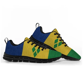 Спортивная обувь с флагом Сент-Винсента и Гренадин, мужская Женская обувь для подростков, детские кроссовки, изготовленная на заказ высококачественная обувь для пары