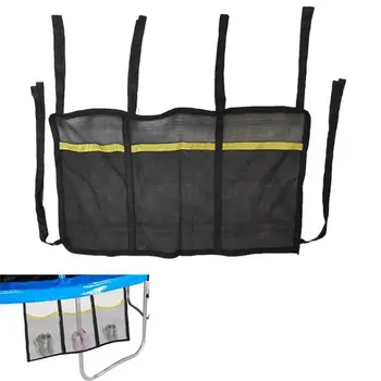 Сумка для хранения батута, сумка для предметов для батута, обувь и носки, сумка для батута, дышащий спортивный инструмент, сетчатая сумка с 6 ремнями