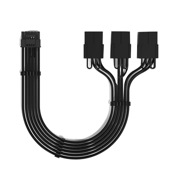 Удлинительный кабель PCIE 5.0 3090Ti 12VHPWR от 12 + 4/16pin До 3X8pin PCIE С гнездовой видеокартой