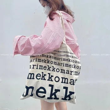 Южная Корея холщовая сумка с одним плечом простая сумка для письма большой емкости Nordic wind ins тканевая сумка