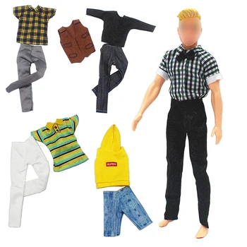 1 комплект 30 см кукольной одежды, мужская одежда, кукольная одежда, спортивные костюмы в разных стилях, кукла-бойфренд