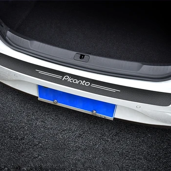 1 шт. автомобильные наклейки из углеродного волокна в багажнике автомобиля для KIA PICANTO XLINE Car Автомобиль