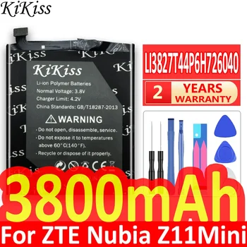 3800 мАч Аккумулятор Высокой Емкости Li3827T44P6h726040 Для ZTE Nubia Z11 Mini NX529J Аккумулятор Мобильного Телефона + Бесплатный Инструмент