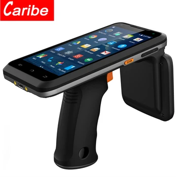 CARIBE PL-55L Система Android дальнего действия UHF RFID складской считыватель с 1D/ 2D сканером инвентаря