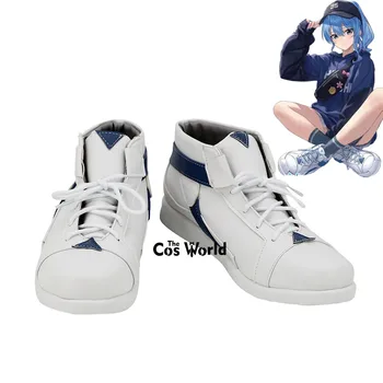 YouTuber Hololive VTuber Suisui Hosimati Suisei Обувь для косплея в стиле аниме на заказ, Ботинки