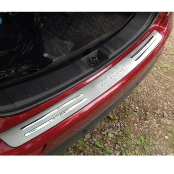 Для Mitsubishi Outlander 2013-2018 Протектор заднего бампера из нержавеющей стали Порог Задняя защита багажника Накладка протектора Аксессуары для отделки E
