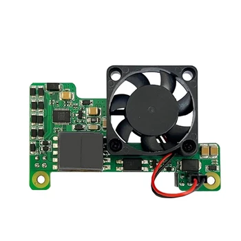 Для модуля Raspberry Pi 3B +/4B Poe HAT Плата расширения Power-Over-Ethernet с охлаждающим вентилятором Простота установки
