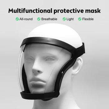 Защитная маска для лица, защита от запотевания, пластиковые прозрачные защитные очки, защитные для работы, измельчения сорняков.