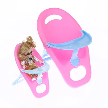 Мини Пластиковые сиденья Бытовые игрушки для детей Аксессуары для кукол 4-10 дюймов Обеденный стул для кукол универсального размера Стул для малышей