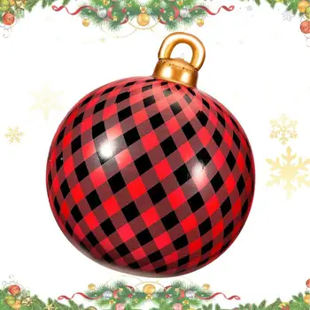 Надувные рождественские шары 60 см, надувные рождественские шары, уличные украшения, Рождественские надувные украшения