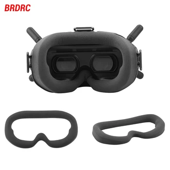 Накладка для глаз BRDRC для DJI FPV Combo Goggles V2, Быстросъемная Удобная Губчатая лицевая панель для очков для полета дрона, Запасные части