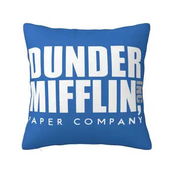 Роскошь Офисное телешоу Dunder Mifflin Paper Company Чехол для подушки Мягкая наволочка Украшение гостиной