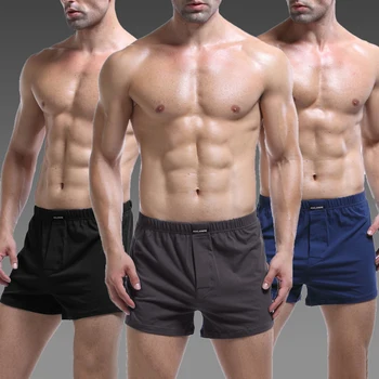 Свободные мужские спортивные трусы-боксеры для домашней одежды Comfort Classic Cotton Arrow Shorts Трусы
