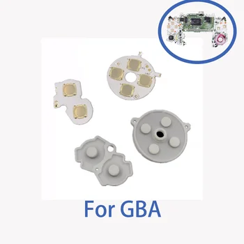Сменный комплект мембранных ключей для консоли GameBoy Advance для GBA, Сменная клавиша SP A, B, D-накладка, Силиконовая проводящая кнопка, плата для ключей