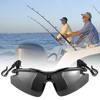 Солнцезащитные очки для улицы, поляризованные очки для рыбалки, солнцезащитные очки с зажимом для шляпы, солнцезащитные очки для езды на велосипеде, очки для пеших прогулок