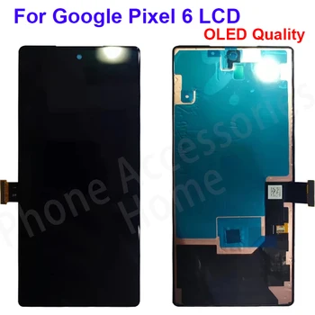 Хорошее качество OLED LCD Для Google Pixel 6 Экран Дисплея Pixel6 С Рамкой Сенсорная Панель Дигитайзер Для Google Pixel 6 LCD