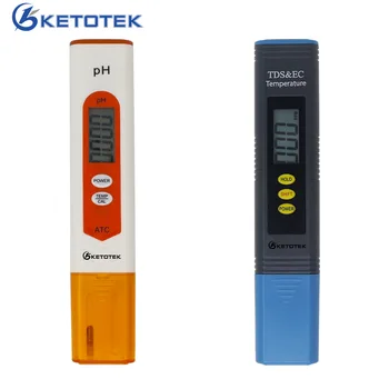 Цифровой измеритель PH типа ручки Измеритель температуры TDS/PH/EC Тестер качества воды ATC для аквариума Измерительные инструменты для бассейна