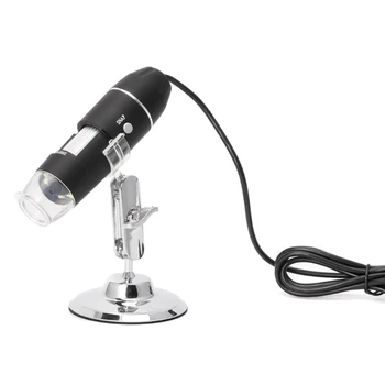 Эндоскоп с 1600-Кратным Увеличением, USB-Микроскоп, Камера, Портативный Мини-Цифровой Микроскоп с Регулируемой Подставкой для Ювелирных Изделий